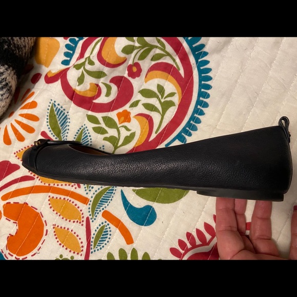 Tory Burch Navy Flats UEC - Picture 7 of 12